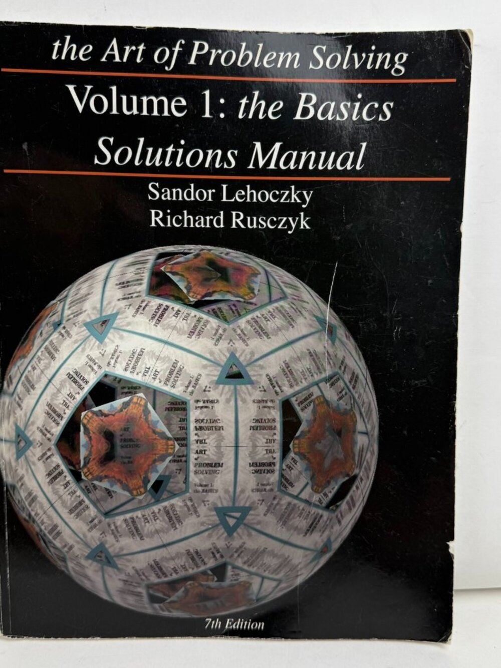 Art of Problem Solving Vol 1 Solutions Manual 7th Ed ISBN 9780977304578